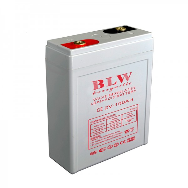 Gray shell colloid small battery 2V-100AH