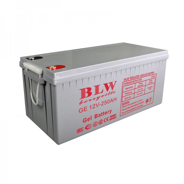 Gray shell gel battery 12V-250AH