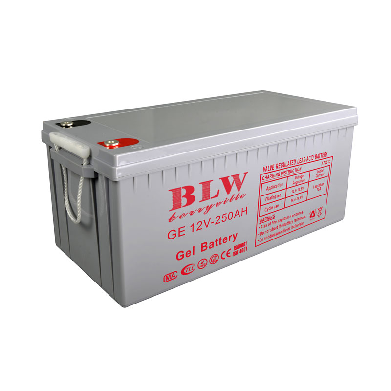 Gray shell gel battery 12V-250AH