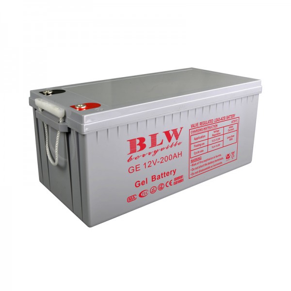 Gray shell gel battery 12V-200AH