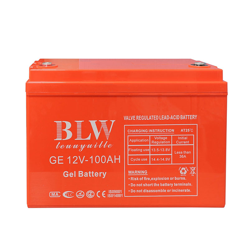 Orange GEL Battery Short 12V-100AH