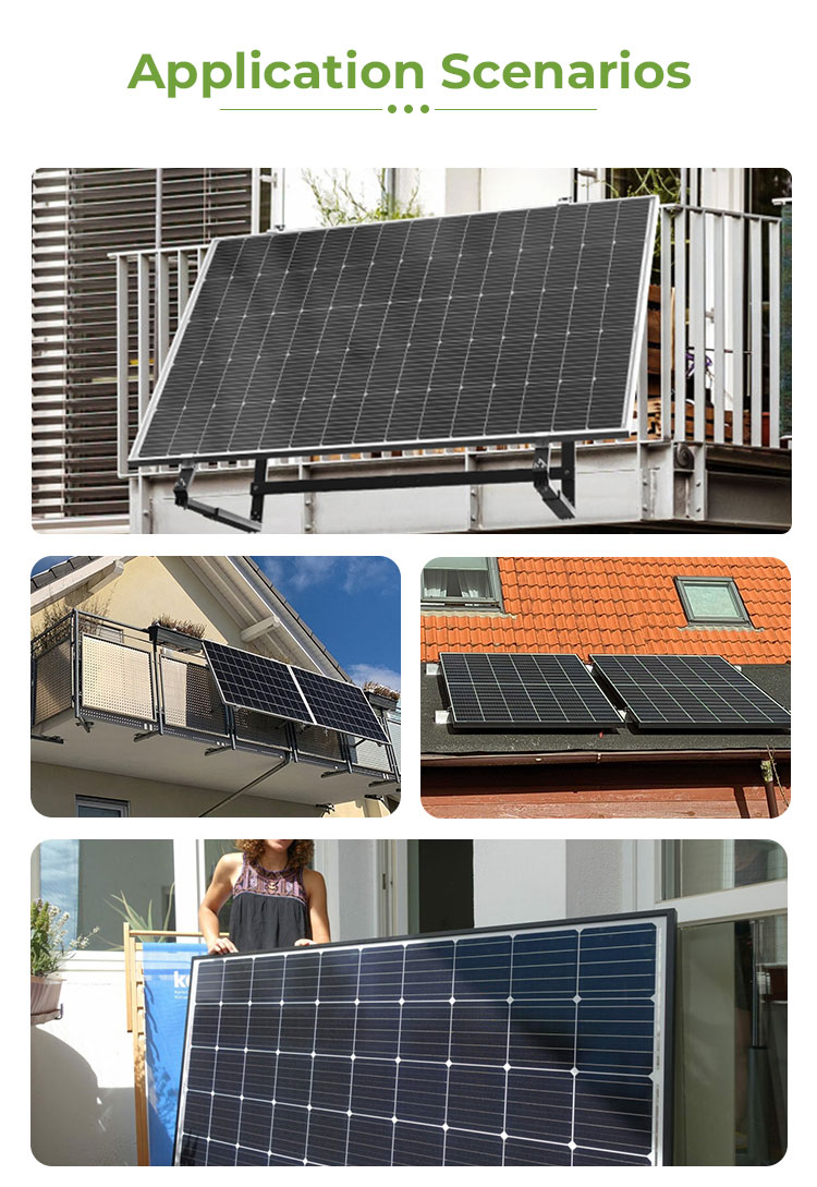 Balcony solar panel system off grid balkonkraftwerk 15