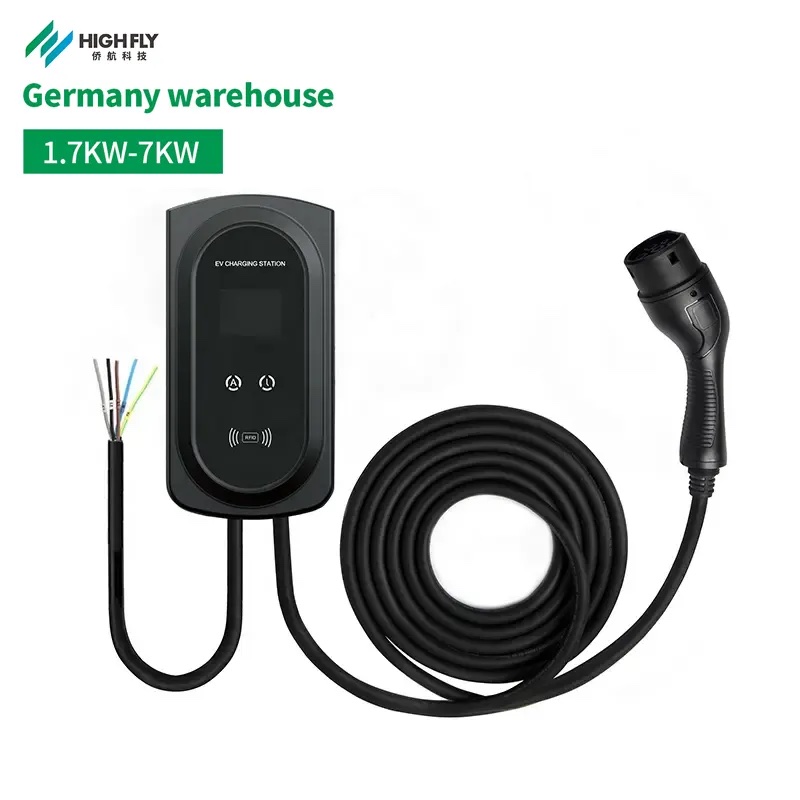 7kw Evse Portable Ev Charger Electric Vehicle Car Charger