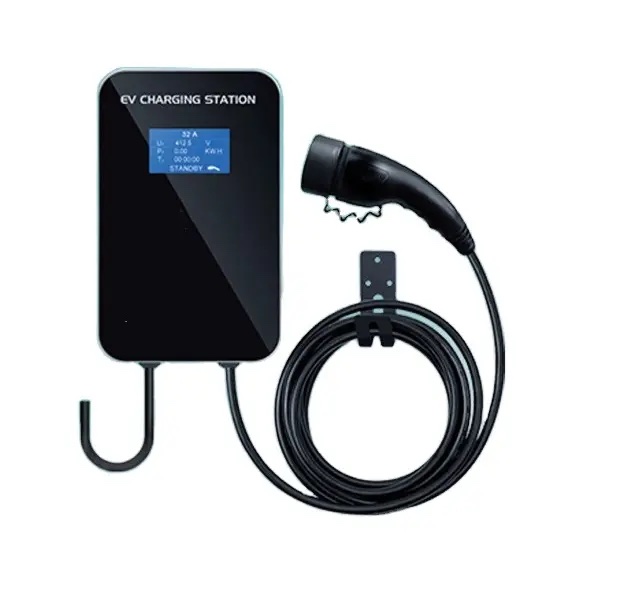 AC EV Charging Station Wallbox Cable Type 2 Fast EV Car Charge