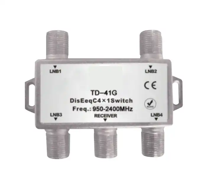 Highfly 4 In 1 Diseqc Switch 4×1 Diseqc Switch Multi Satellite Switch
