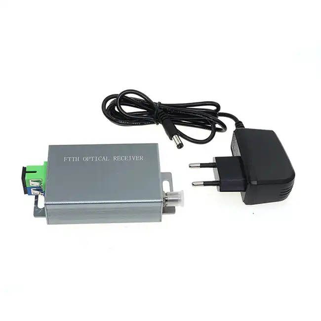 High quality wide frequency range satellite signal fiber AGC FTTH active optical receiver CATV