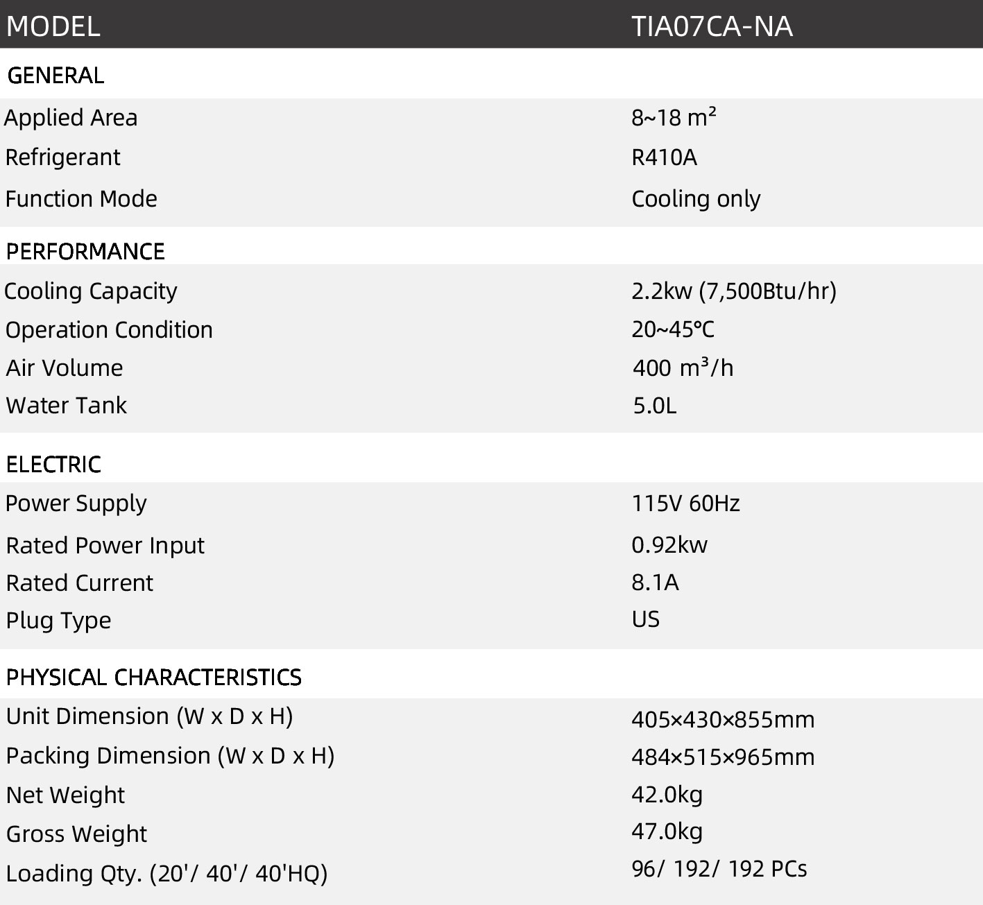 TIA07CA-NA