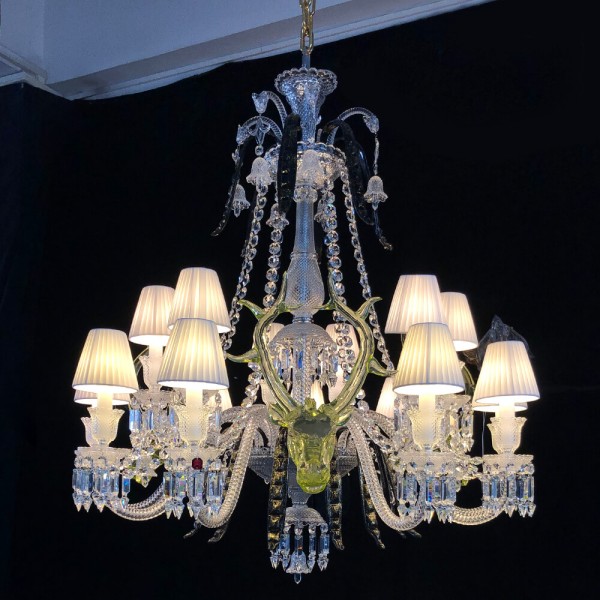 High Quality Copied Etrange Zenith Deers Chandelier Baccarat Crystal Lighting