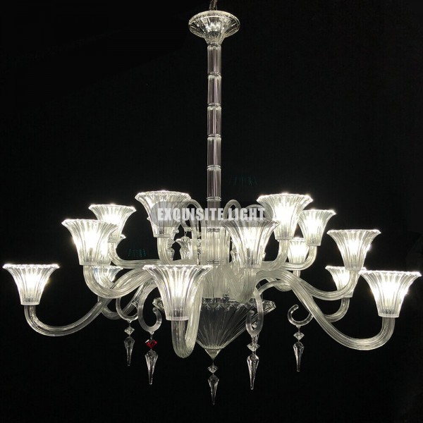 High Quality 18 Lights Replica Mille Nunits Baccarat Chandelier Clear Crystal Lighting