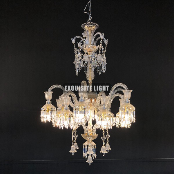 Custom Made Lustre Baccarat Solstice Chandelier Baccarat Crystal Lighting