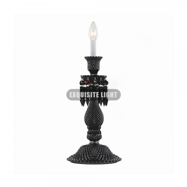 1 Light Black Baccarat Table Lamp