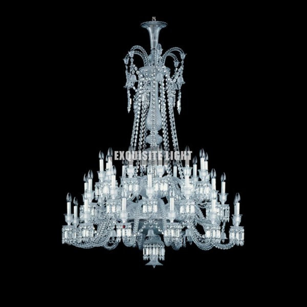 36 Lights Clear Baccarat Chandelier