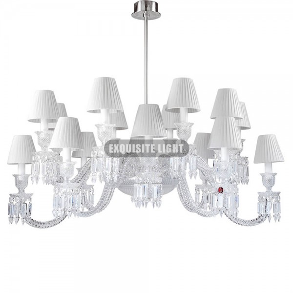 16 Lights Baccarat Ellipse Chandelier